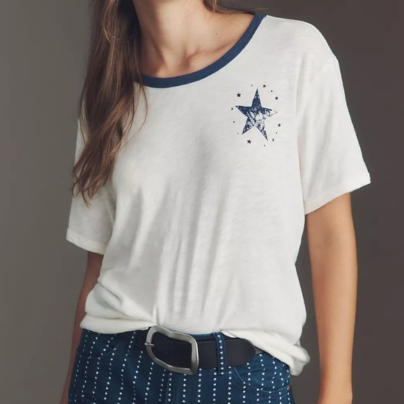 Anthropologie Tops - NWT Pilcro Cotton Graphic Tee